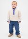 Blue cotton cargo trousers for boys_0