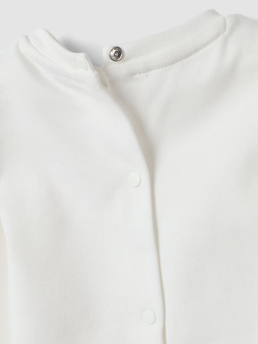 White organic cotton crew-neck T-shirt_3