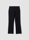 Black stretch-cotton denim flare-fit jeans_6