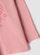 Pink organic cotton crew-neck T-shirt_3