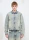 Denim Padded Jacket Vintage Light Blue_3