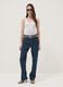 Grey ribbed stretch cotton bodysuit with wide neckline_1