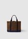 Multicolour pure cotton shopper bag with sturdy handles_1