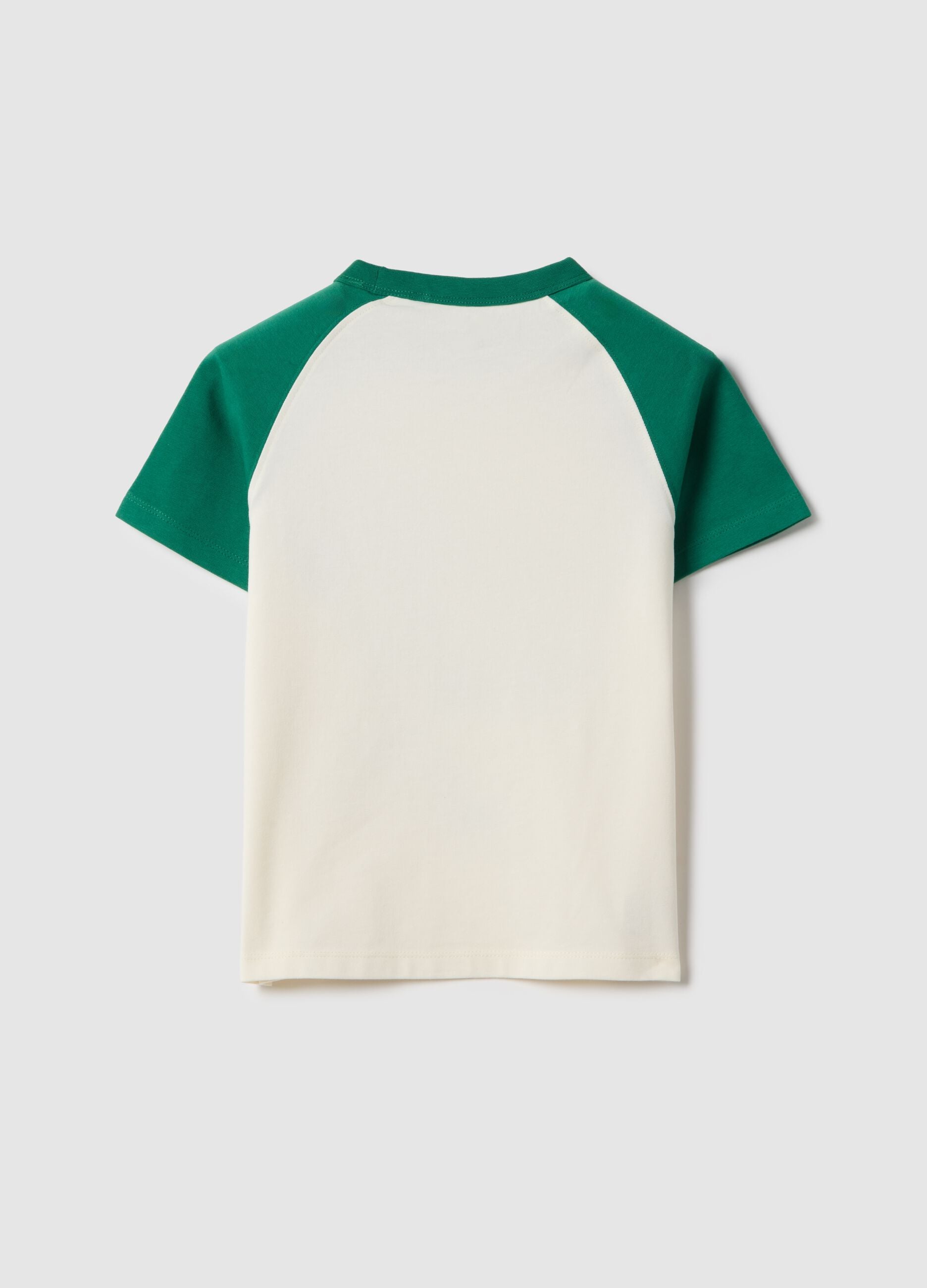 Children's multicolour cotton blend T-shirt with Mickey Mouse print