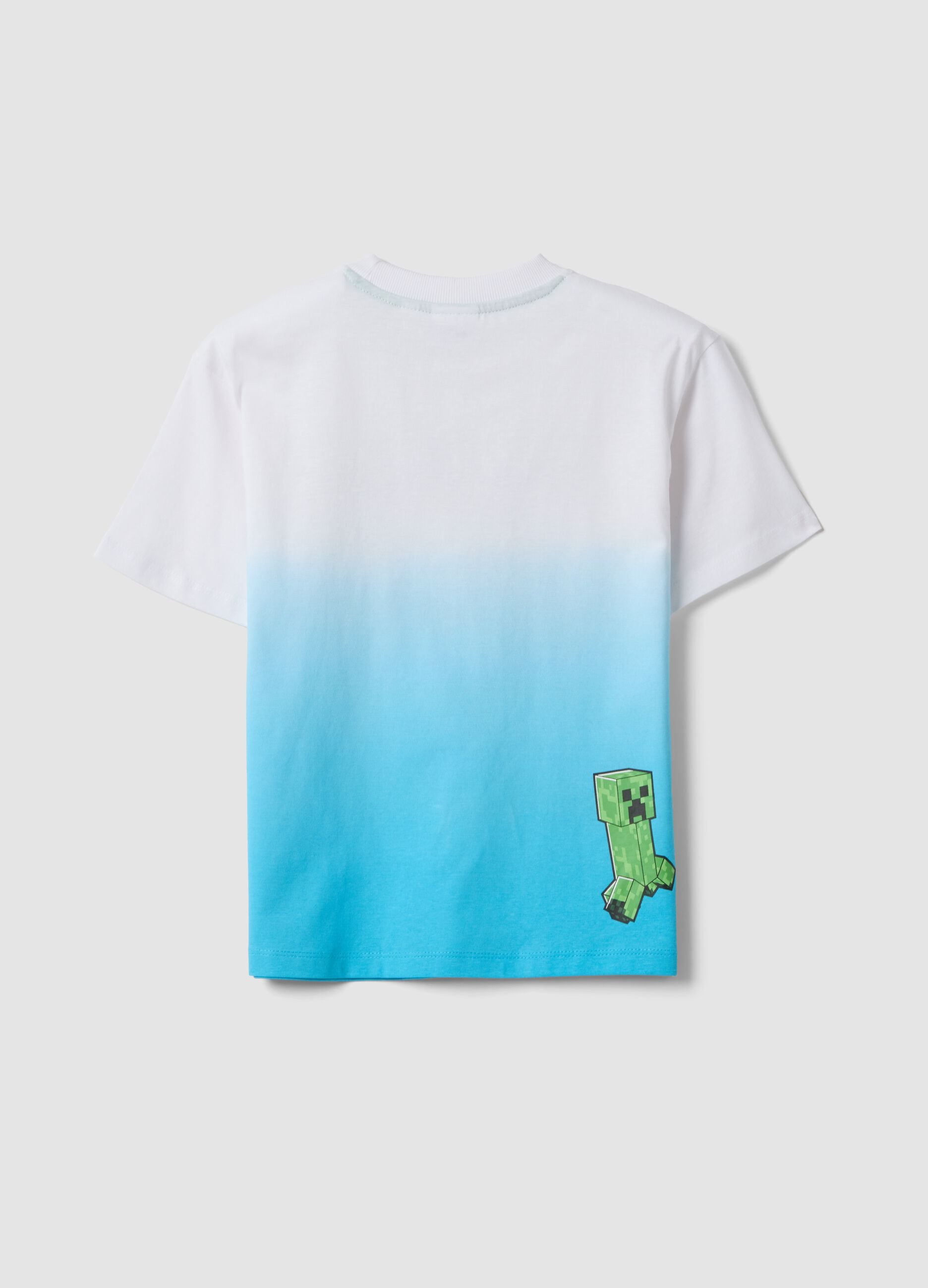 Kids&rsquo; multicolour pure cotton Minecraft oversized T-shirt