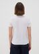 White pure cotton crew-neck T-shirt with puppy print, regular fit_3