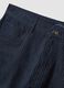 Blue stretch cotton shorts_6