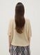 Beige viscose-blend regular-fit T-shirt_3
