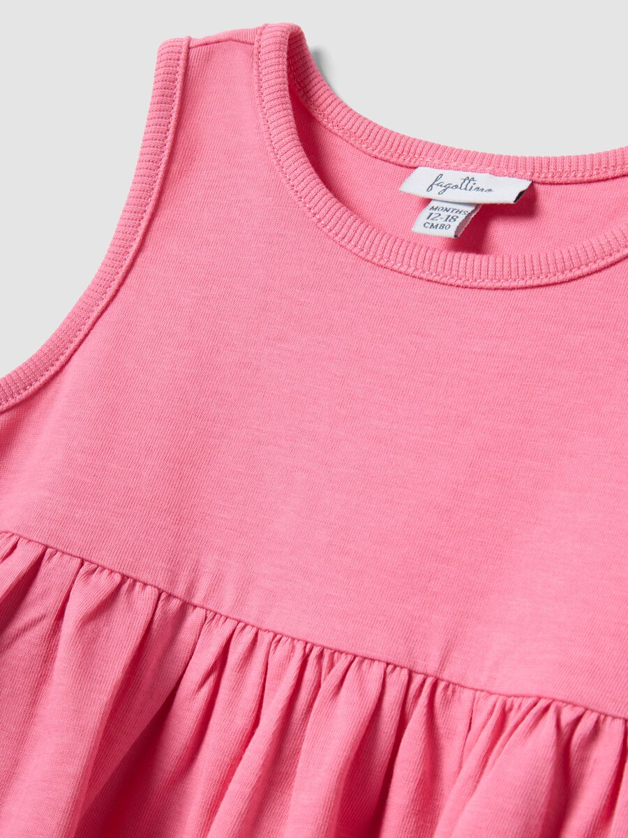Pink Organic Cotton Mini Dress_2