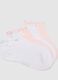 Girls' Multicolour Cotton Blend Socks Tripack with Bow_1