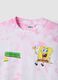 Multicoloured pure cotton T-shirt with regular fit and SpongeBob print_5