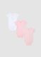 Multicolour pure cotton baby bodysuits tripack_0