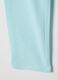 Girls' Slim Fit Blue Stretch Cotton Leggings with Star_3