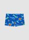 Blue stretch swim shorts_1