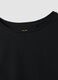 Black pure cotton short-sleeve T-shirt_5