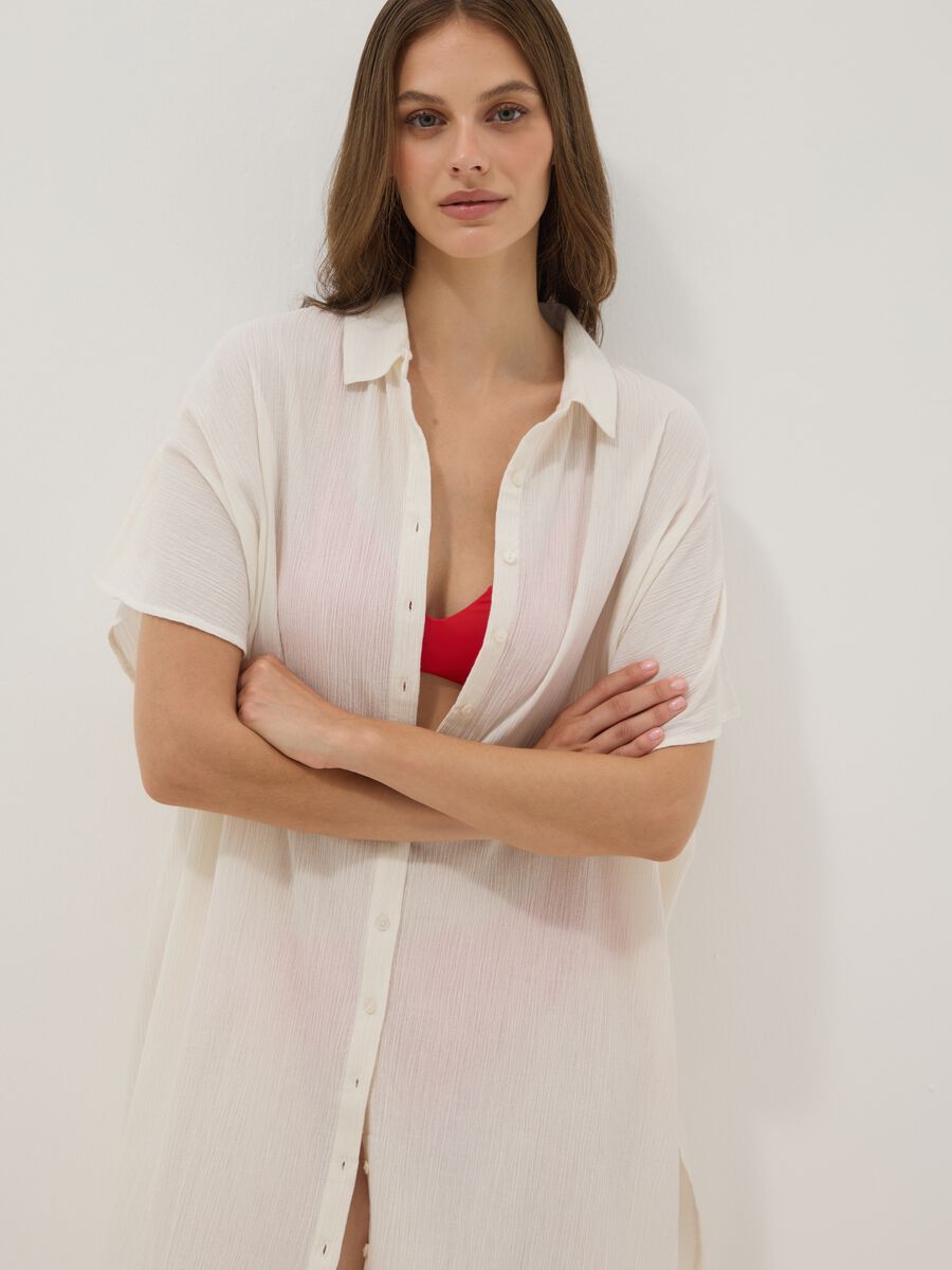 White pure cotton kaftan_1