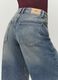 Blue pure cotton culotte jeans_3
