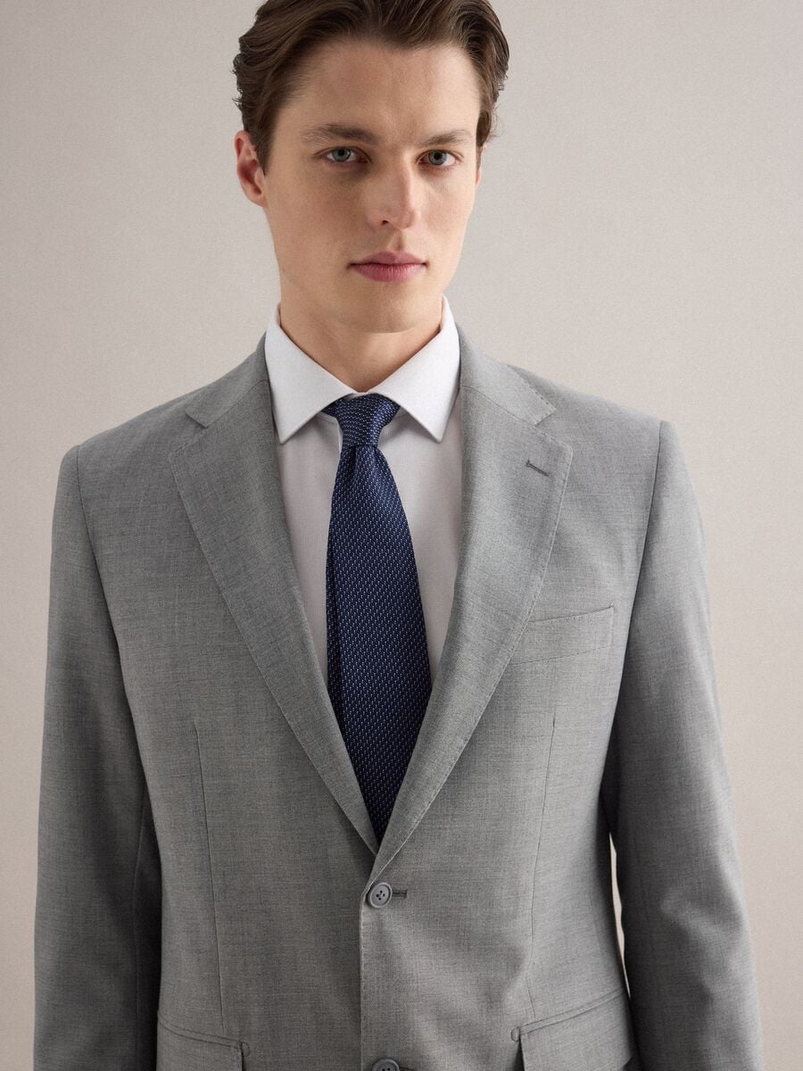 Giacca grigia monopetto slim fit_3