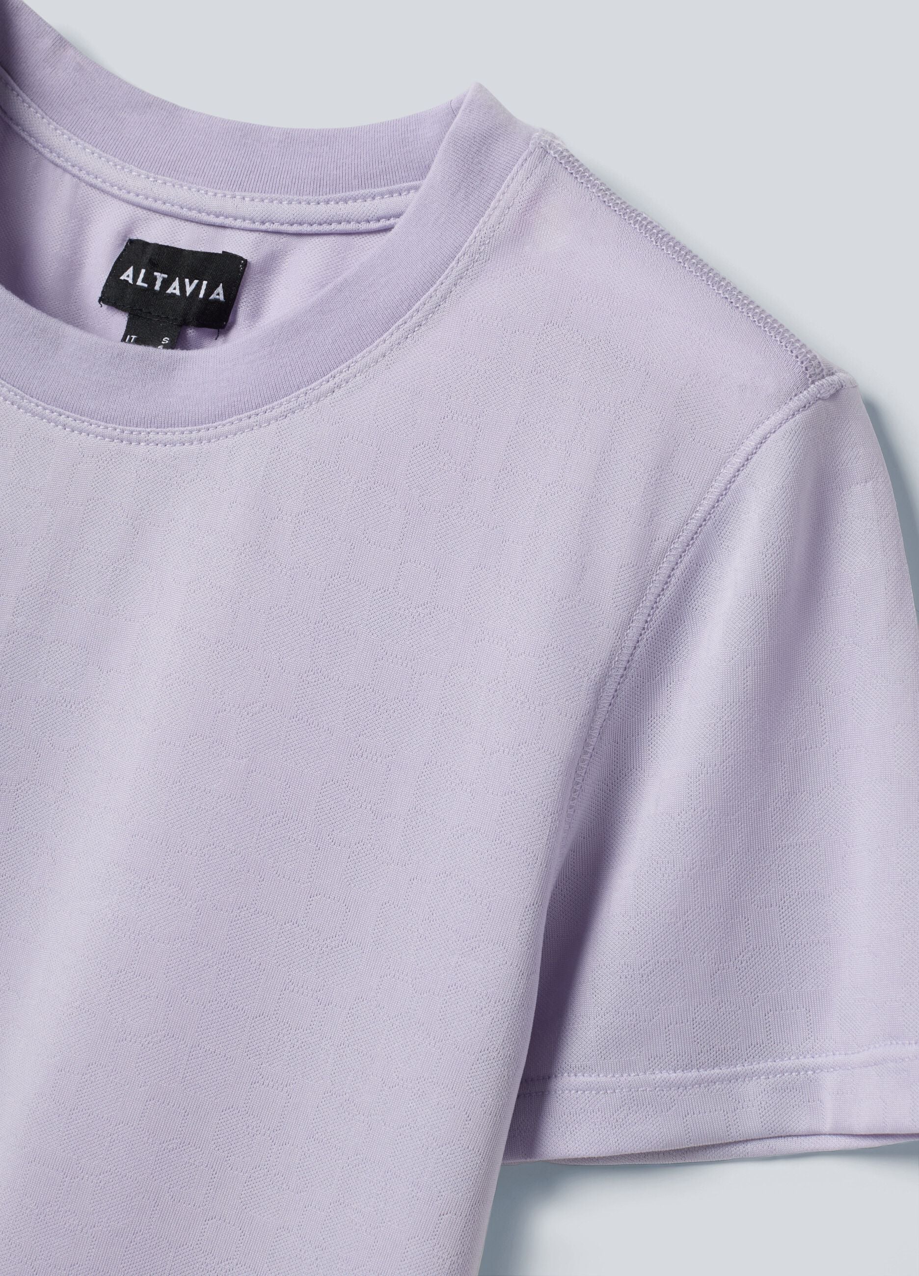 Purple technical sports T-shirt ALTAVIA COURT