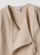 Beige baby sleepsuit with feet and wrap closure_2