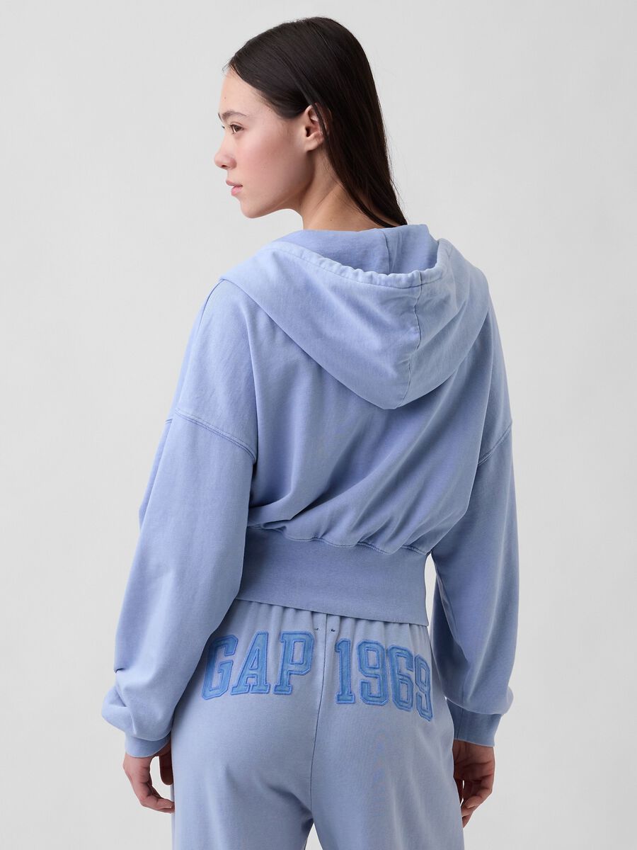 Cotton-blend full-zip hoodie_1