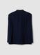 Blue slim-fit lined blazer with classic lapels_2