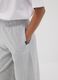 Grey wide-leg trousers in a cotton-viscose blend for girls_2