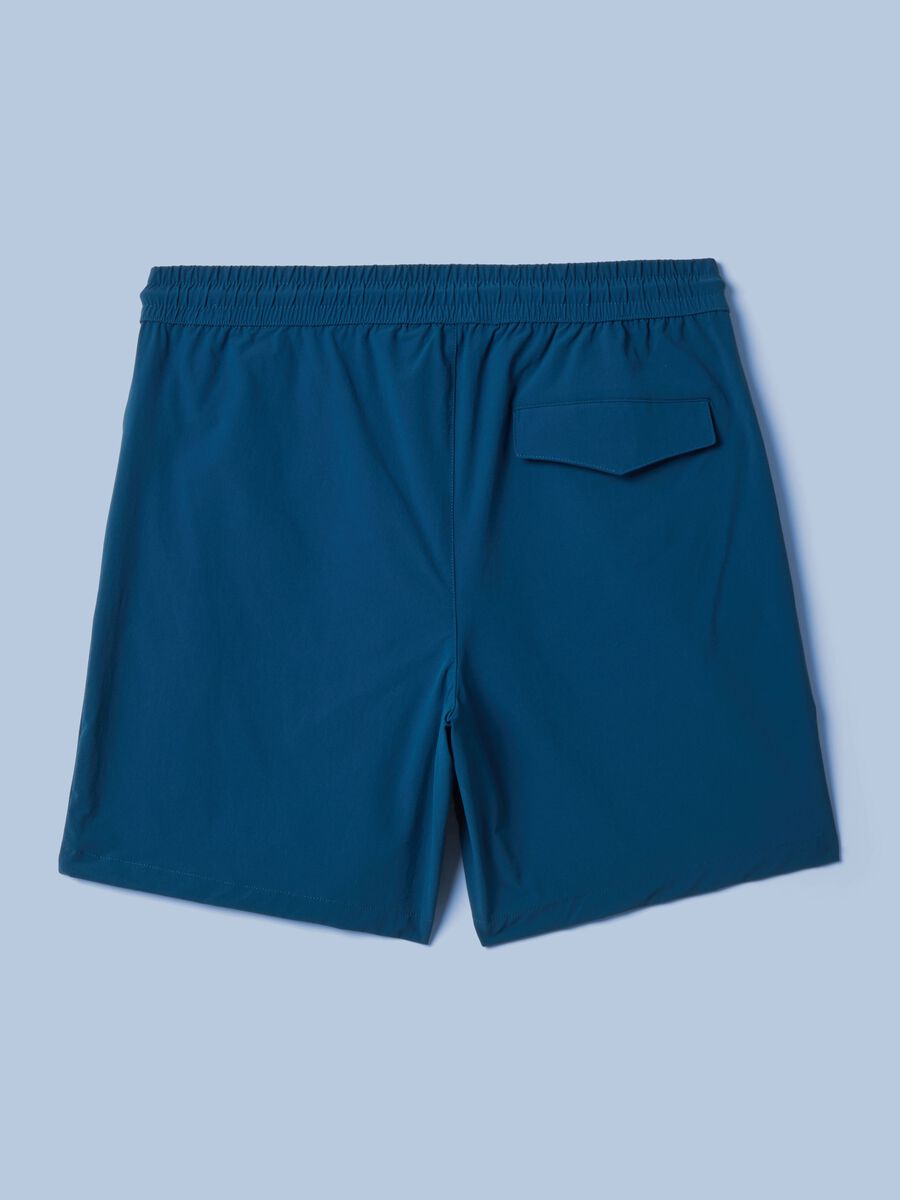 Shorts blu in tessuto elasticizzato ALTAVIA SAILING_5