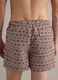 Brown geometric-print swim shorts_2
