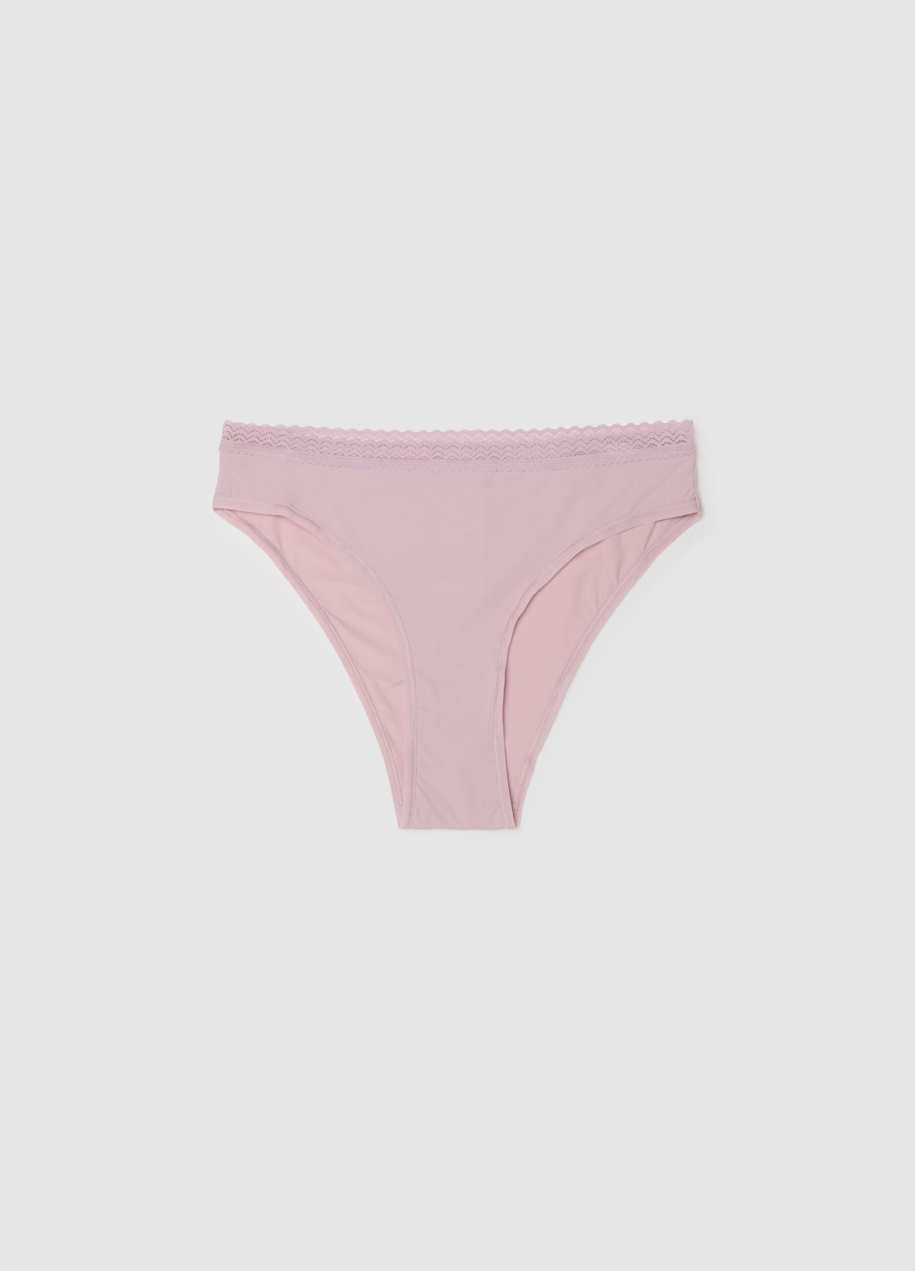 Regular Fit Pink Briefs