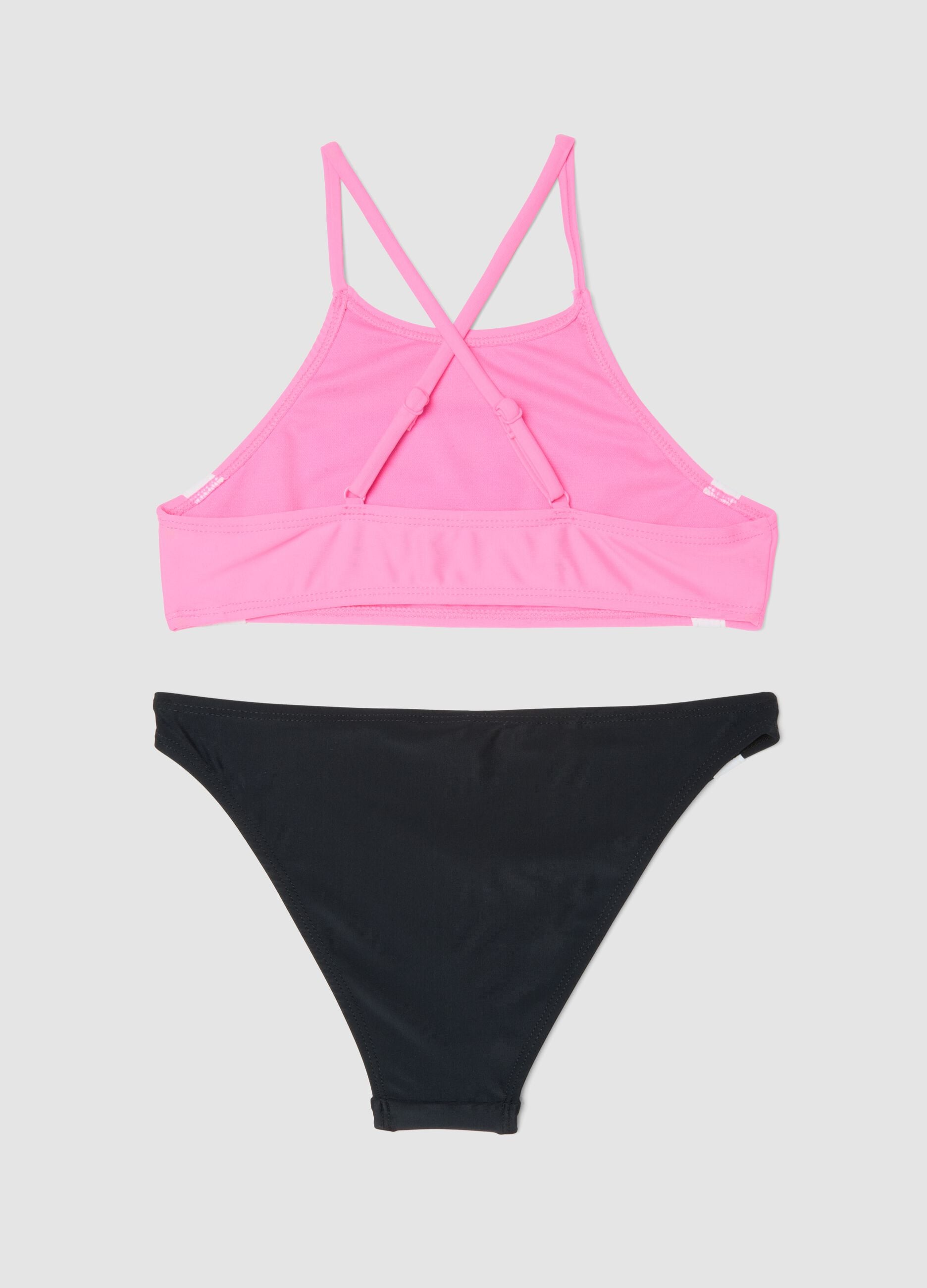 Pink stretch bikini