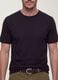 Black The Iconic Tee cotton T-shirt with short sleeves, regular fit_1