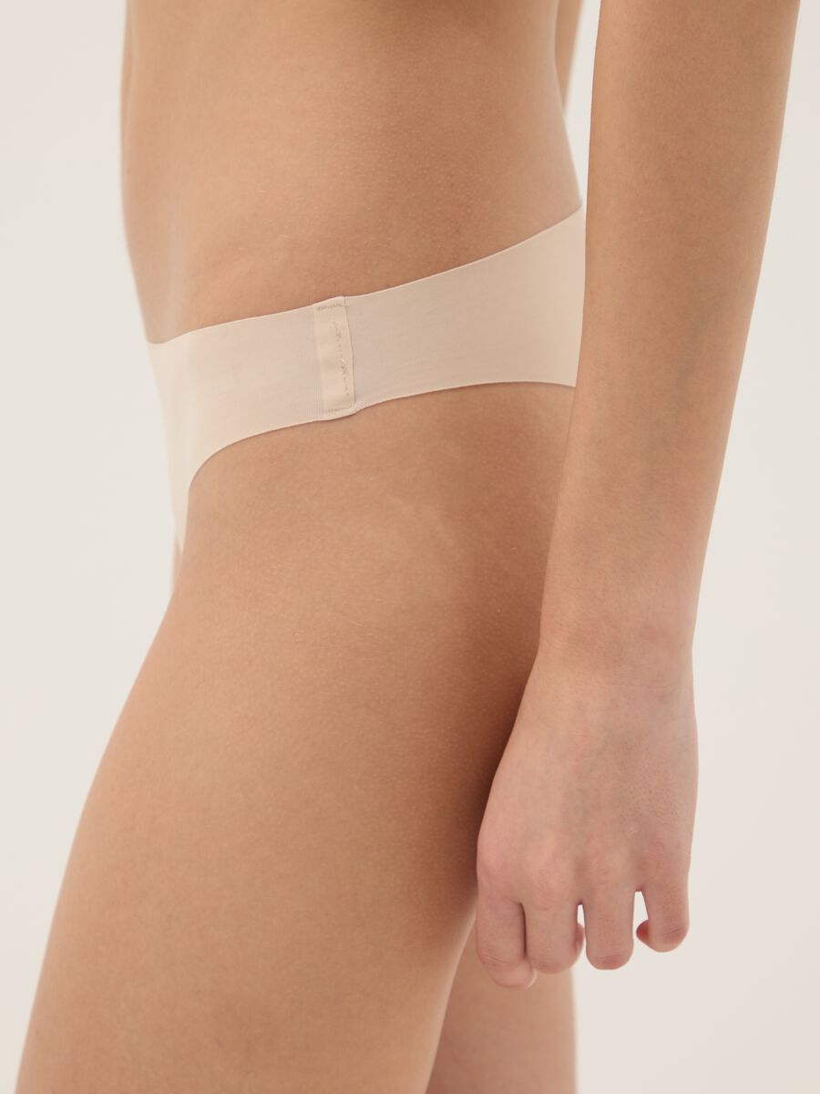 Beige Brazilian Briefs Regular Fit_3