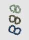 SINCERELY HAIR Small Satin Scrunchies 6-Pack Blue & Green_2