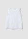 White pure cotton blouse with floral embroidery, regular fit_4