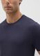 T-shirt da uomo in puro cotone blu_3