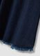 Denim skirt in cotton, linen and viscose blend with elasticated waist_5