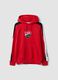 Red Ducati printed cotton-blend hoodie_4