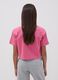Pink pure cotton T-shirt with appliqu&eacute; stars, regular fit for girls_2