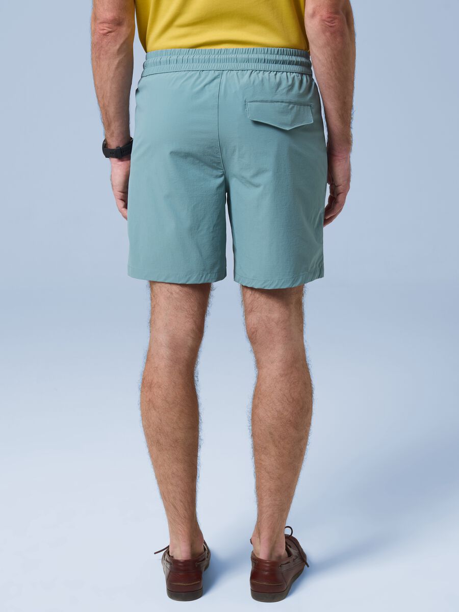 Shorts verdi in tessuto elasticizzato ALTAVIA SAILING_2