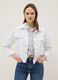 White pure cotton jacket with Broderie Anglaise embroidery, regular fit_2