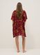 Multicolour pure cotton beach cover-up with floral print_2