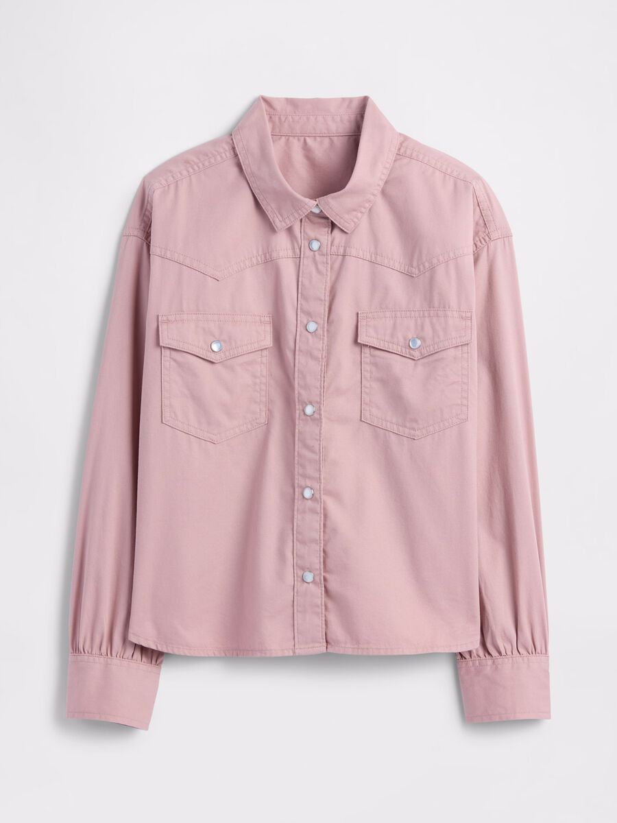 Camicia con tasche a bottone_0