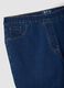 Blue skinny jeggings in stretch cotton and viscose_2