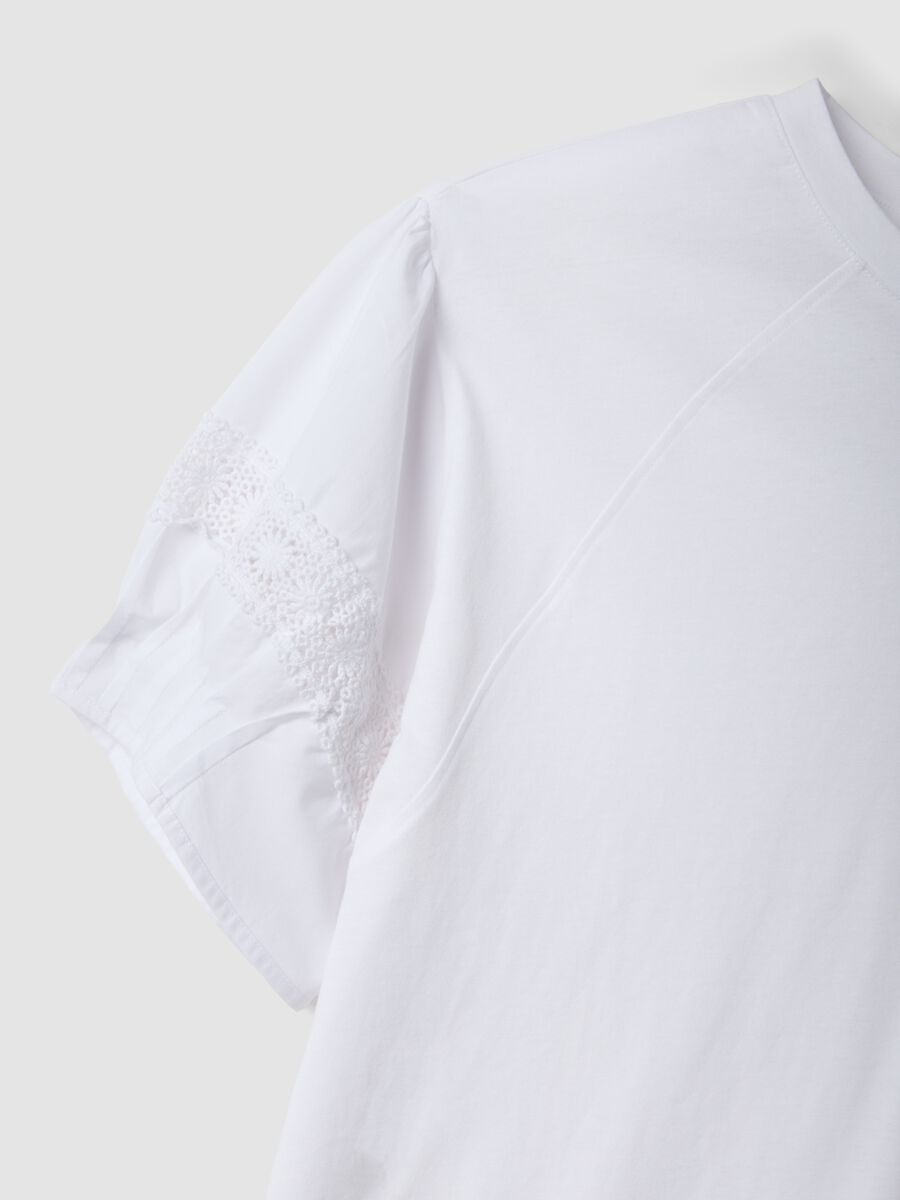 White pure cotton regular-fit T-shirt_5