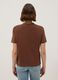 Brown pure cotton t-shirt regular fit_2