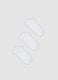 3-pack of white ankle sports socks in stretch organic cotton_0