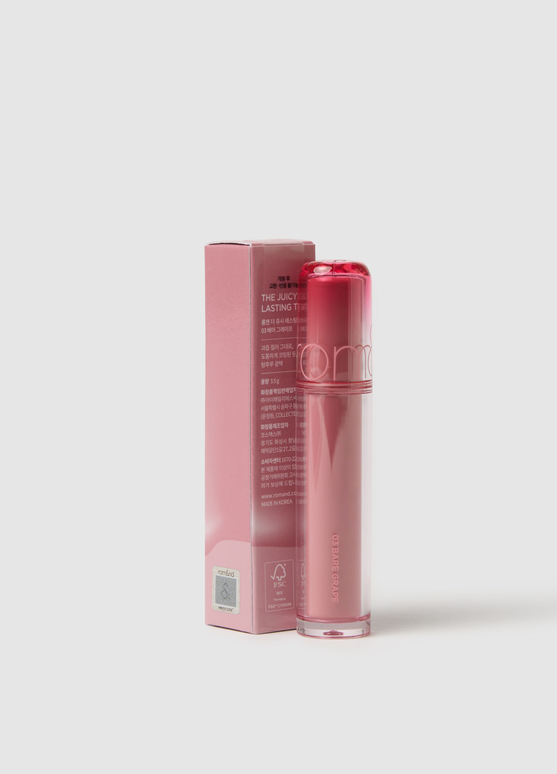 ROM&ND THE JUICY LASTING TINT 03 BARE GRAPE - Korean make-up