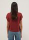 Red cotton-linen blend short-sleeve T-shirt, regular fit_2