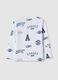 Children's white pure cotton regular fit t-shirt_1